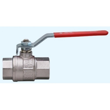 5869 VALVA SFERA FILET F/F UNI EN 10226-1 LEVIER ROSU OTEL 160C