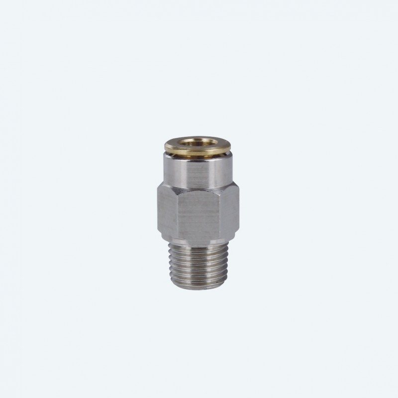 Racord metalic drept fil. ext. 250 bar