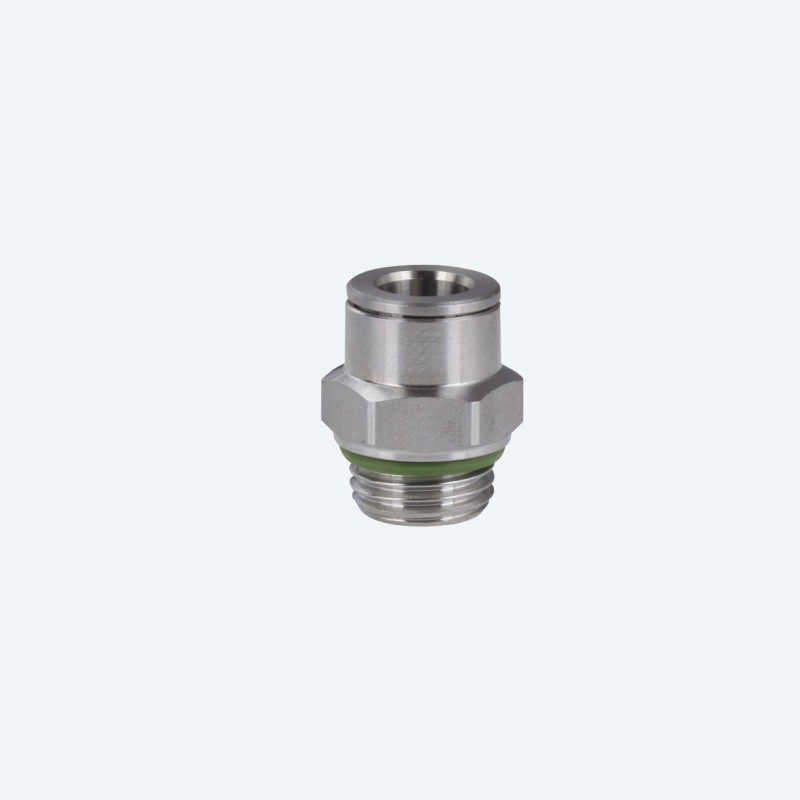 Racord rapid drep Inox fil. ext. SS316L