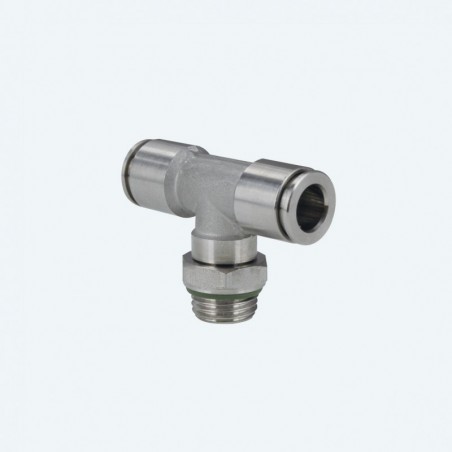Racord rapid  ,,T'' fil. ext. central SS316L