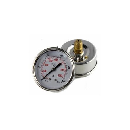 Manometru posterior D63 Carcasa Inox- Glicerina