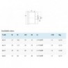 Manometru posterior D63 Carcasa Inox- Glicerina