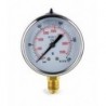 Manometru radial D63 filet G1/4 Carcasa Inox-Glicerina