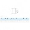 Manometru posterior D40 Carcasa Inox- Glicerina