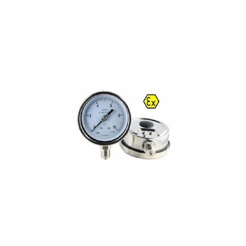 Manometru radial complet Inox