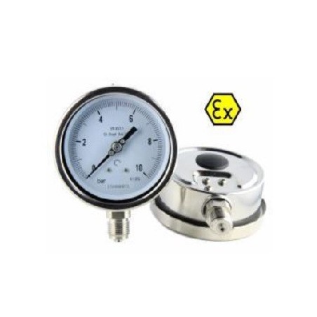 Manometru radial complet Inox