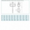 8P009800 Valva fluture WAFFER PN16, corp fonta G250 disc fonta actuator SR, EPDM