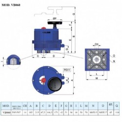 VB060 Actuator electric SR85