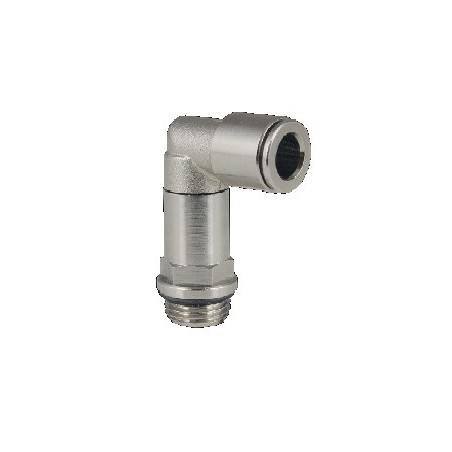 Cuple rapide alama nichelata ''L'' filet exterior LUNG