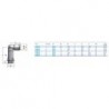 Cuple rapide alama nichelata ''L'' filet exterior LUNG