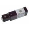 Electroventil 3/2, monostabil, actionat electric cu 1 bobina, revenire arc