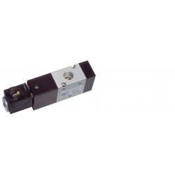 Electroventil 3/2, monostabil, actionat electric cu 1 bobina, revenire arc