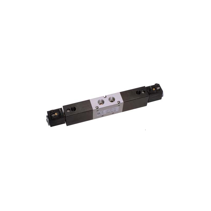 Electroventil 5/3, centrul inschis, cu doua bobine