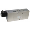 Electroventil 3/2, monostabil, actionat electric cu 1 bobina, revenire arc