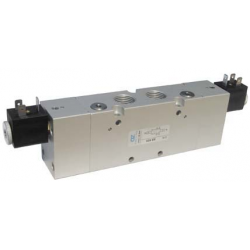 Electroventil 5/3, centrul deschis, cu doua bobine
