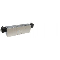 Electroventil 5/3, centrul inschis, cu doua bobine