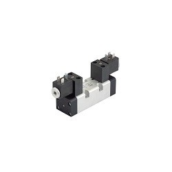 Electroventil ISO2, 5/3, centrul inschis, cu doua bobine