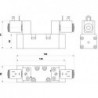 Electroventil ISO2, 5/3, centrul inschis, cu doua bobine