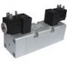 Electroventil ISO3 5/2, Bistabil, actionat electric cu 2 bobine,revenire electro-pneumatica