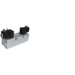 Electroventil ISO3, 5/3, centrul inschis, cu doua bobine