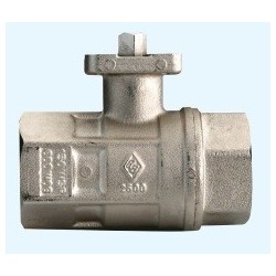 2530 Robinet actuator 2/2 alama 160C PTFE, sfera inox, ISO 5211,solv., ATEX