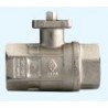 2530 Robinet actuator 2/2 alama 160C PTFE, sfera inox, ISO 5211,solv., ATEX