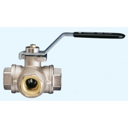 3500 T Robinet actuator 3/2 T alama 160 C, PTFE, sfera alama, ISO 5211