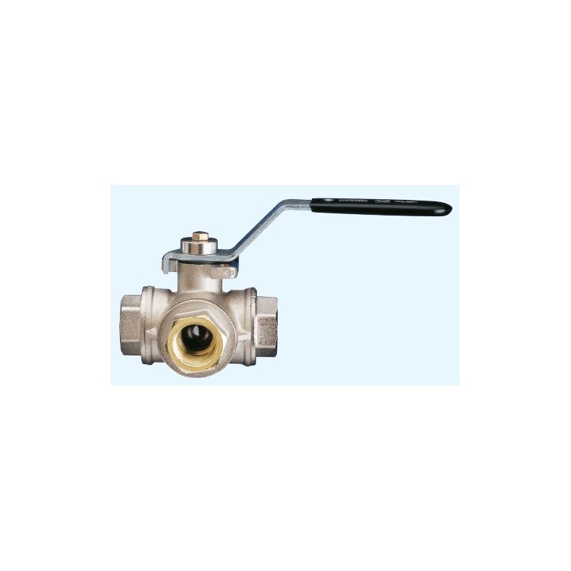 3500 T Robinet actuator 3/2 T alama 160 C, PTFE, sfera alama, ISO 5211