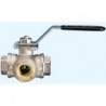 3600 L Robinet actuator 3/2 L alama 160 C, PTFE, PTFE, sfera alama, ISO 5211