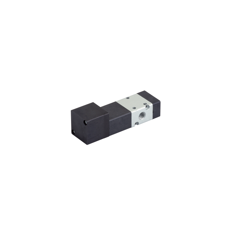 Ventil 3/2, bistabil, actionat pneumatic, revenire arc, presiune actionare 0.3bar