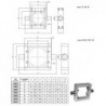 Element de fixare lateral pivotant cilindru pneumatic
