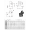 Talpa de fixare articulata cilindru pneumatic CETOP
