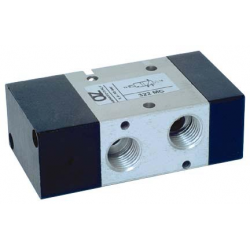 Ventil 3/2, NC, actionat pneumatic, revenire arc