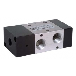 Ventil 3/2, bistabil, actionat pneumatic superior, revenire arc