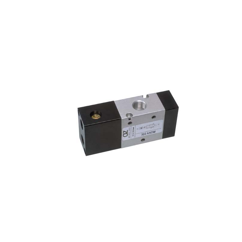 Ventil 3/2, comanda pneumatica cu element integrat SI, revenire arc