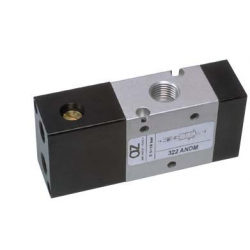 Ventil 3/2, comanda pneumatica cu element integrat SI, revenire arc