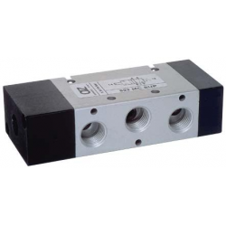 Ventil 5/2, bistabil, actionat pneumatic superior, revenire arc