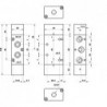 Ventil 5/2, bistabil, actionat dublu pneumatic lateral