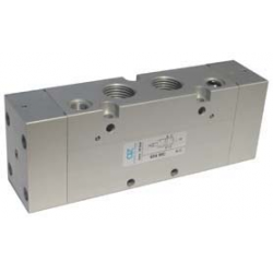 Ventil 5/2, bistabil, actionat pneumatic, revenire arc