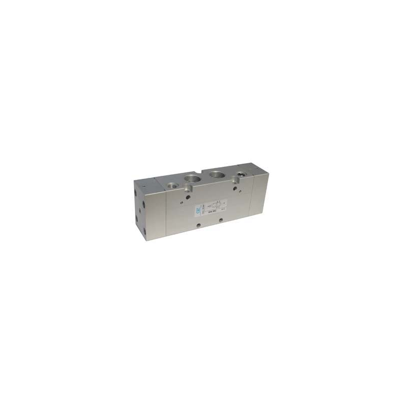 Ventil 5/2, bistabil, actionat pneumatic, revenire arc