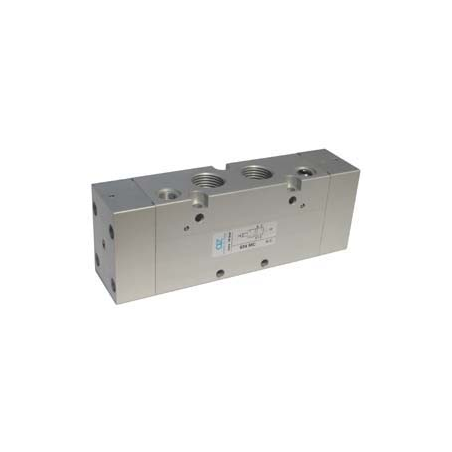Ventil 5/2, bistabil, actionat pneumatic, revenire arc