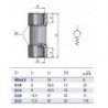 Supapa unisens metalica cu filet interior