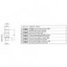 Supapa unisens metalica cu filet exterior-interior