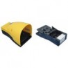 Pedala pneumatica cu valva 5/2, alimentare aer G1/4, cu protectie