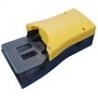 Pedala pneumatica cu valva 5/2, alimentare aer G1/4, fara protectie