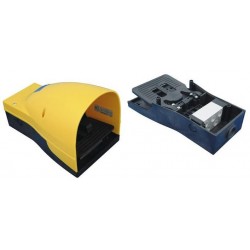 Pedala pneumatica cu valva 5/2, alimentare aer G1/4, cu protectie, valva in interior