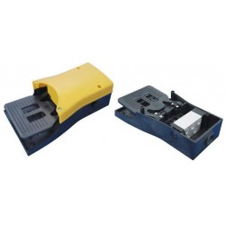 Pedala pneumatica cu valva 5/2, alimentare aer G1/4, fara protectie, valva in interior