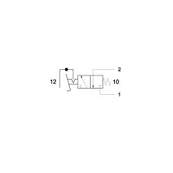 Pedala pneumatica cu valva 3/2 NC, alimentare aer tub ø4, cu protectie si siguranta