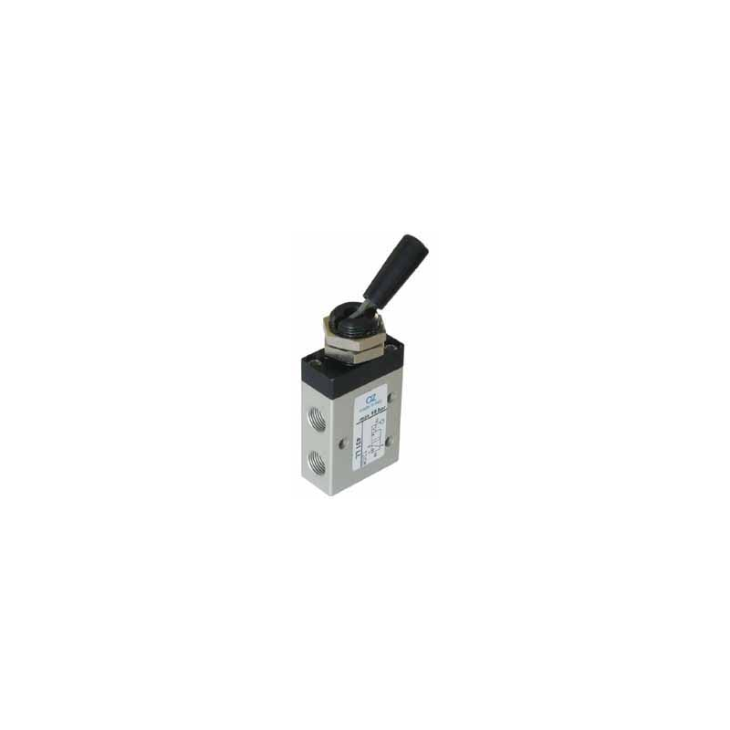 Ventil manual 3/2, alimentare aer G1/8, bistabil