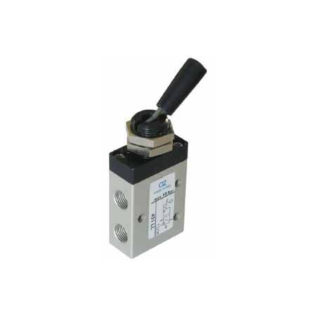 Ventil manual 3/2, alimentare aer G1/8, bistabil